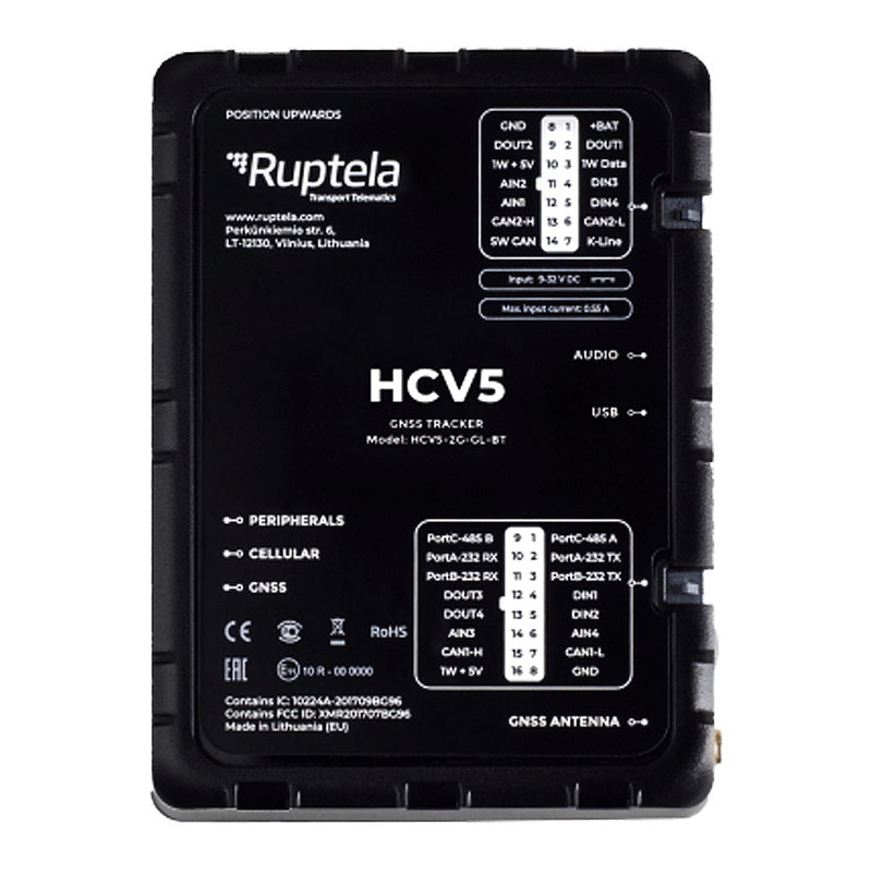 Ruptela HCV5-3G-GL-BT